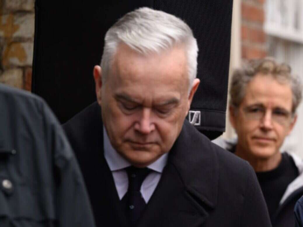 Huw Edwards, who has been identified as the BBC presenter at the centre of The Sun's allegations this week, appears at the unveiling of a blue plaque for 18th-century polymath Richard Price on February 22, 2023 in London