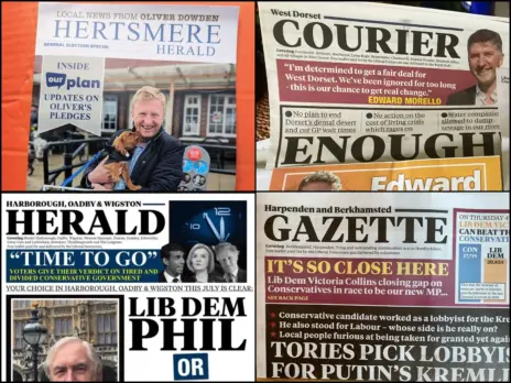 Lib Dems and Tories defy media critics to continue fake newspaper tactics
