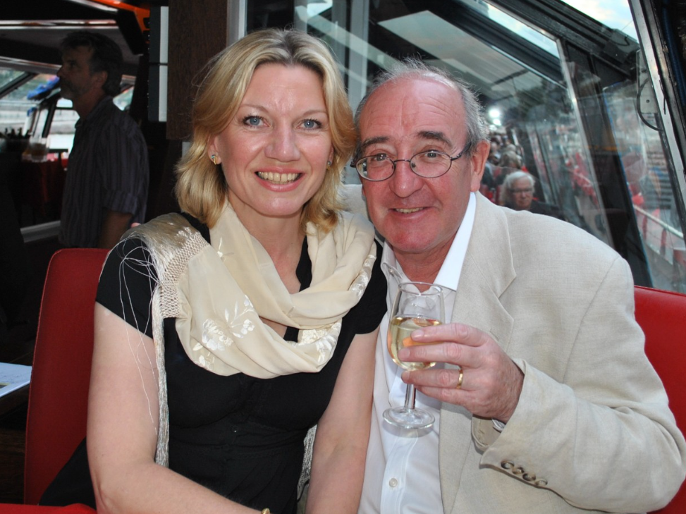 Ciaran Donnelly pictured with wife Lesley. Picture: Submitted by family