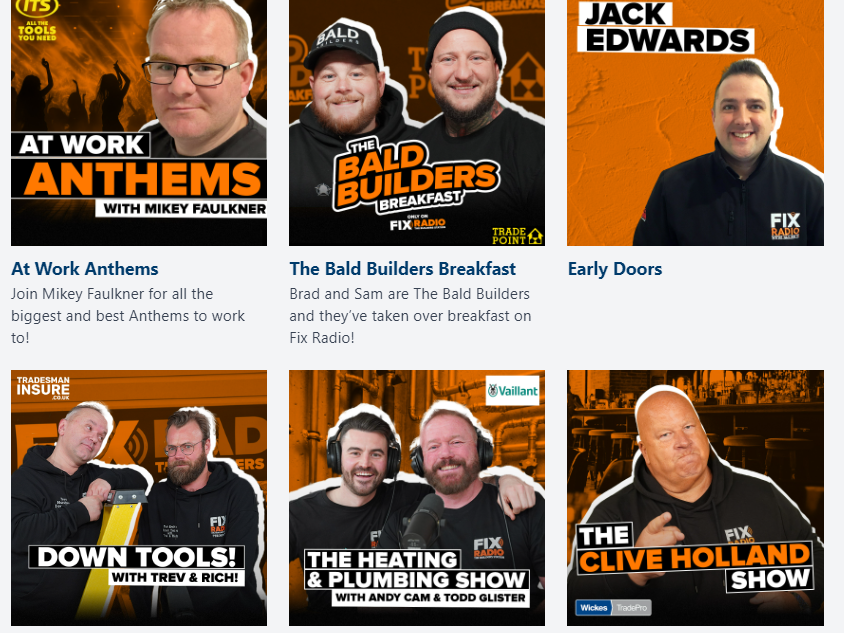 Radio station Fix builds profitable community for UK builders Radio station Fix builds profitable community for UK builders
